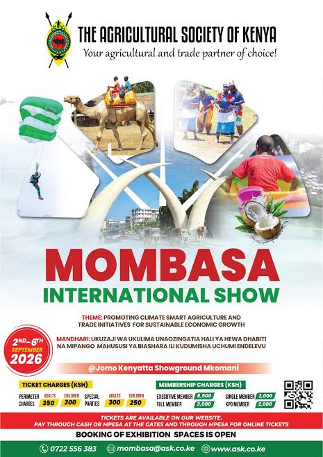 Mombasa International Agricultural Show Opens Next Week – Farmers Gear Up for Knowledge and Markets