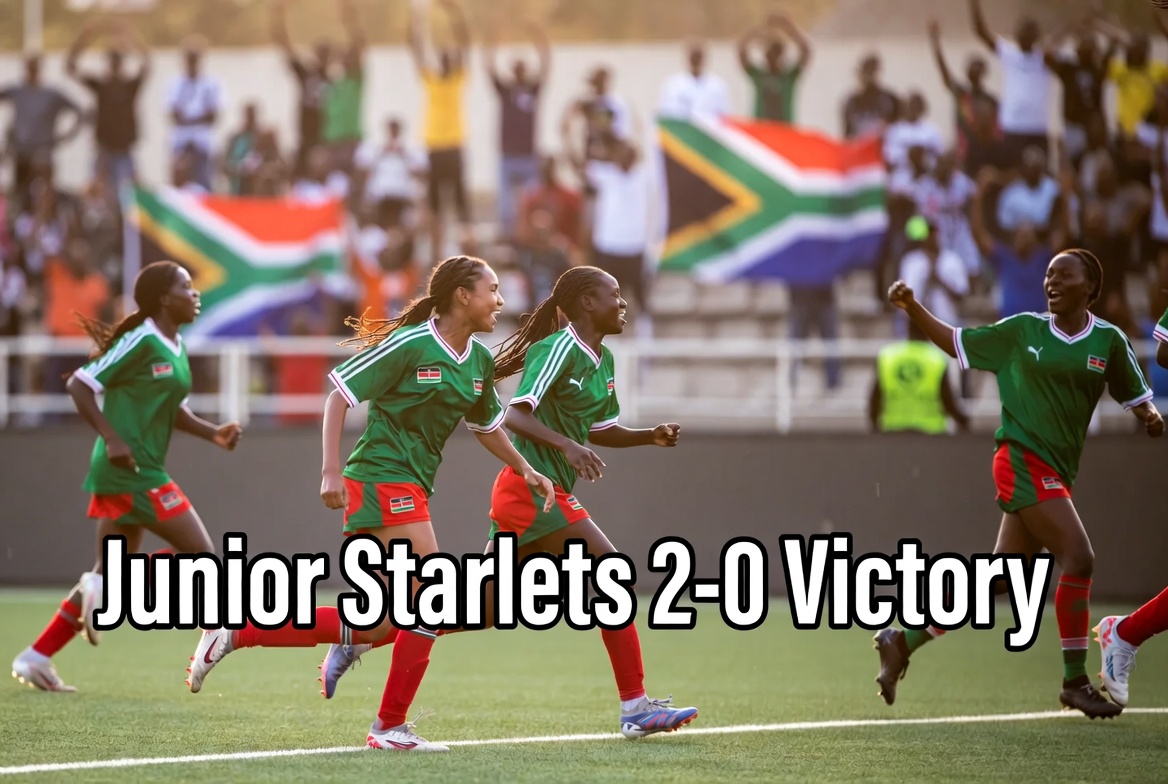 Kenya Sports: Junior Starlets Stun South Africa with 2-0 Away Victory in U-17 Women's World Cup Qualifier